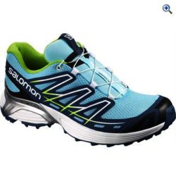 Salomon Wings Flyte Women's Trail Running Shoe - Size: 4 - Colour: LIGHTBLUE-GREEN